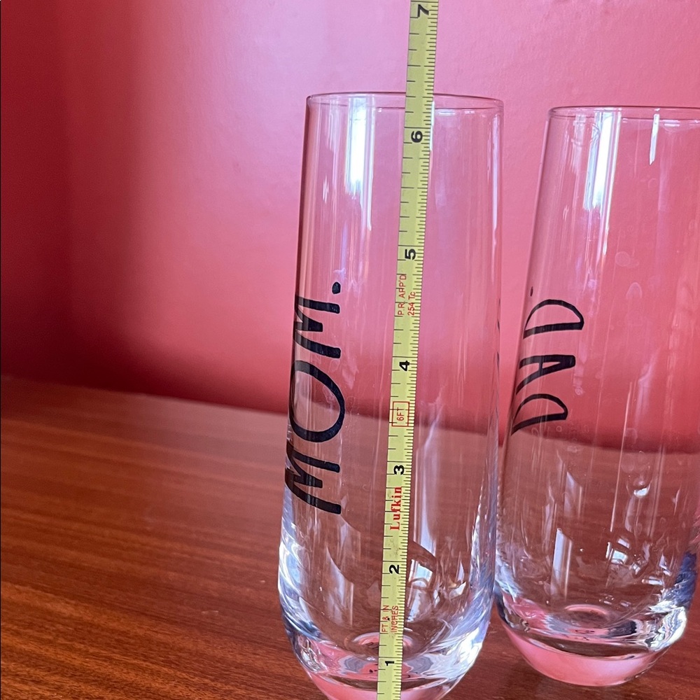 Like new Rae Dunn Clear Glass with Black Text - Picture 14 of 14
